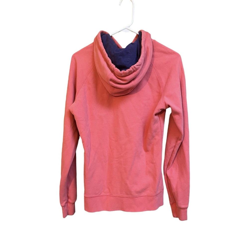 North Face Hoodie Womens Coral Salmon Pullover Sweatshirt size Medium - Picture 2 of 7